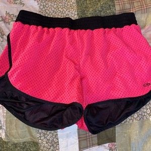Pink work out shorts size XXL